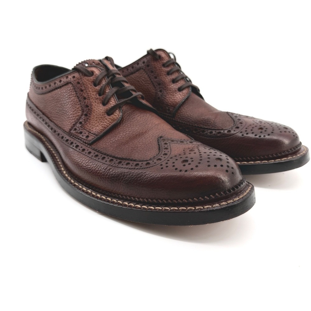 Cole Haan Wingtip Oxfords Dress Shoes Mens 9.5M Brown Leather C09625